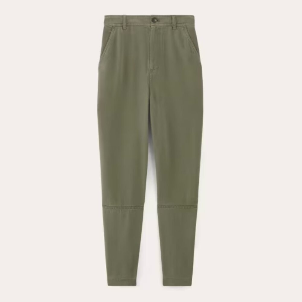 Everlane The Chino Pants in Buttersoft Fabric Kalamata Olive Green Size 6